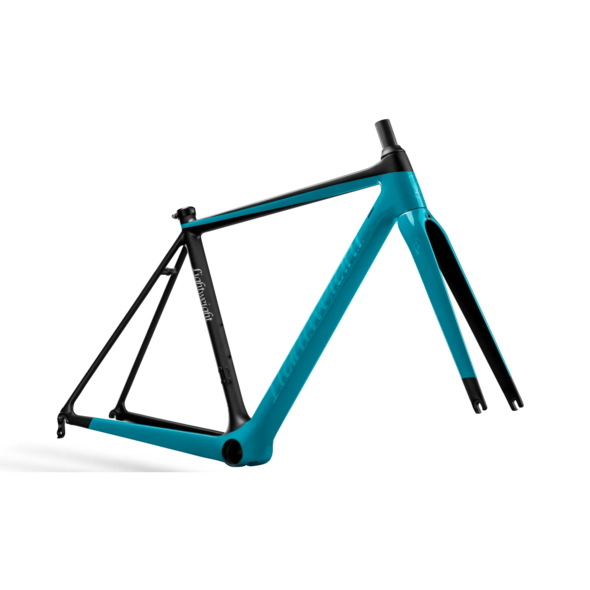 Lightweight Urgestalt DISC Carbon Road Bike FRAME CYAN
