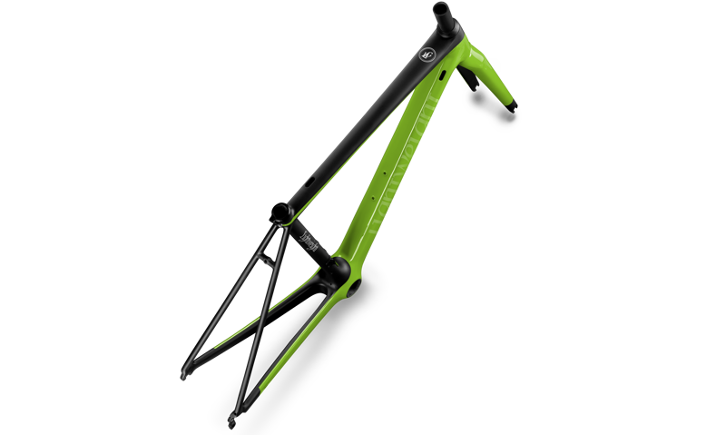 Lightweight Urgestalt DISC Carbon Road Bike FRAME : APPLE GREEN-4