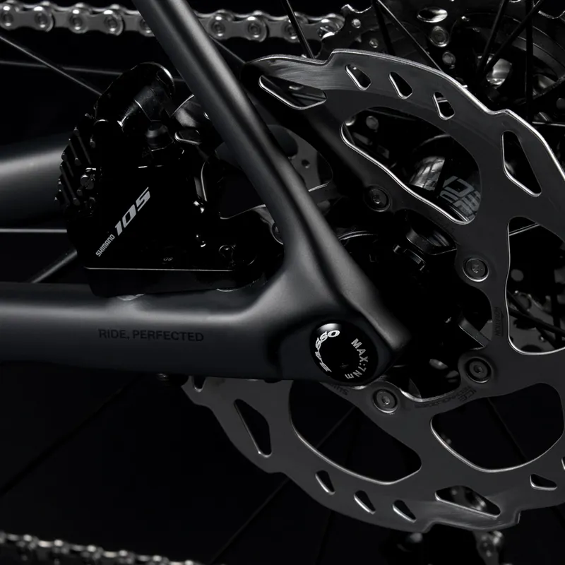 2022 Basso VENTA DISC Carbon Road Bike with 105 in Anthracite-1