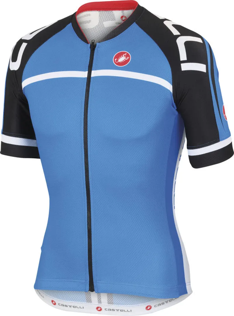Castelli Volo Jersey FZ : Drive Blue