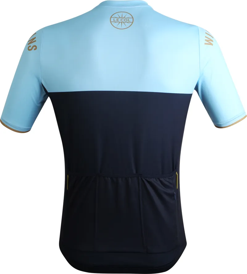Le Col by Wiggins : SPORT Short Sleeve Cycling Jersey : Navy / Blue-2