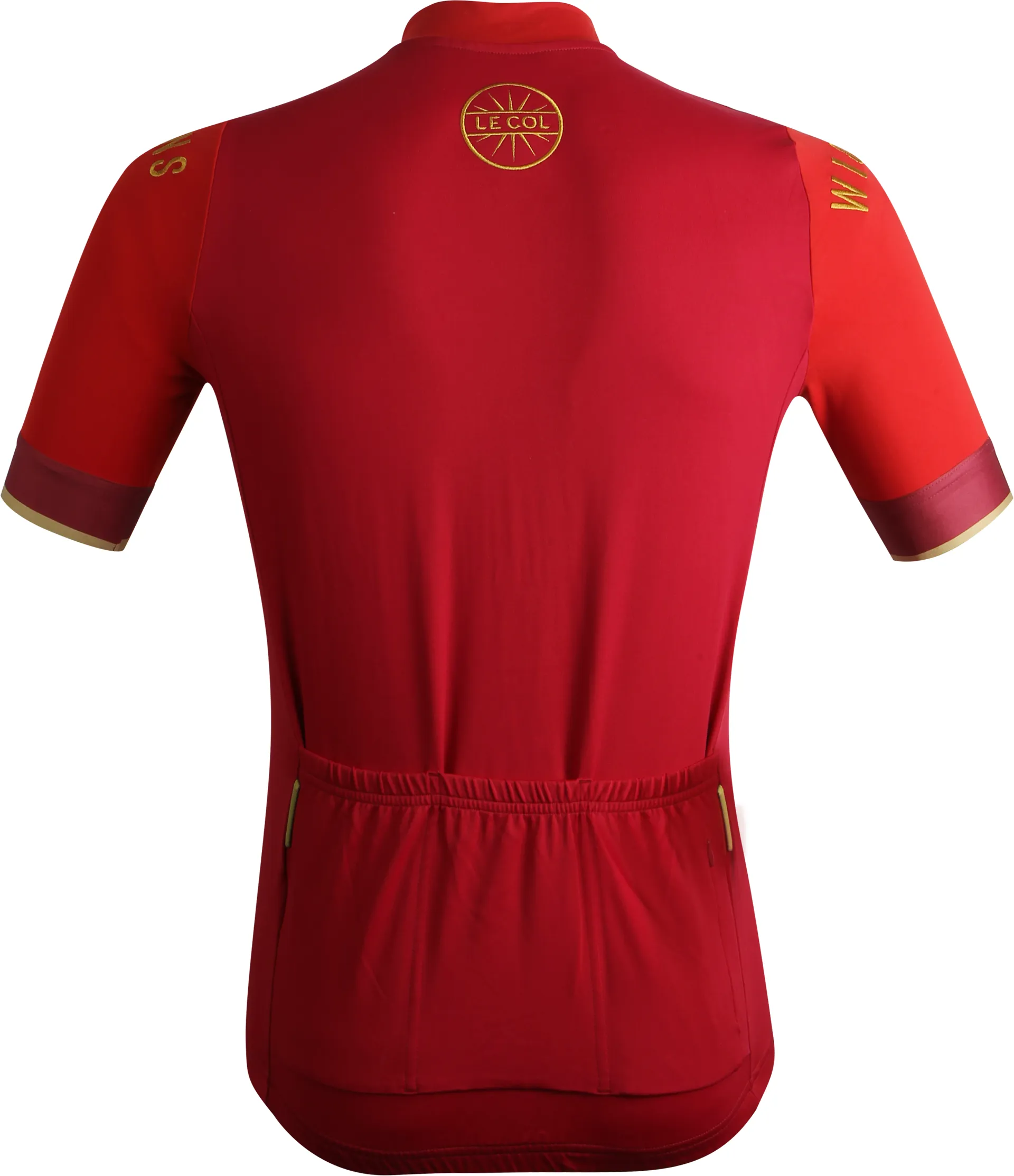 Le Col by Wiggins : Mens HC Cycling Jersey : Red / Gold