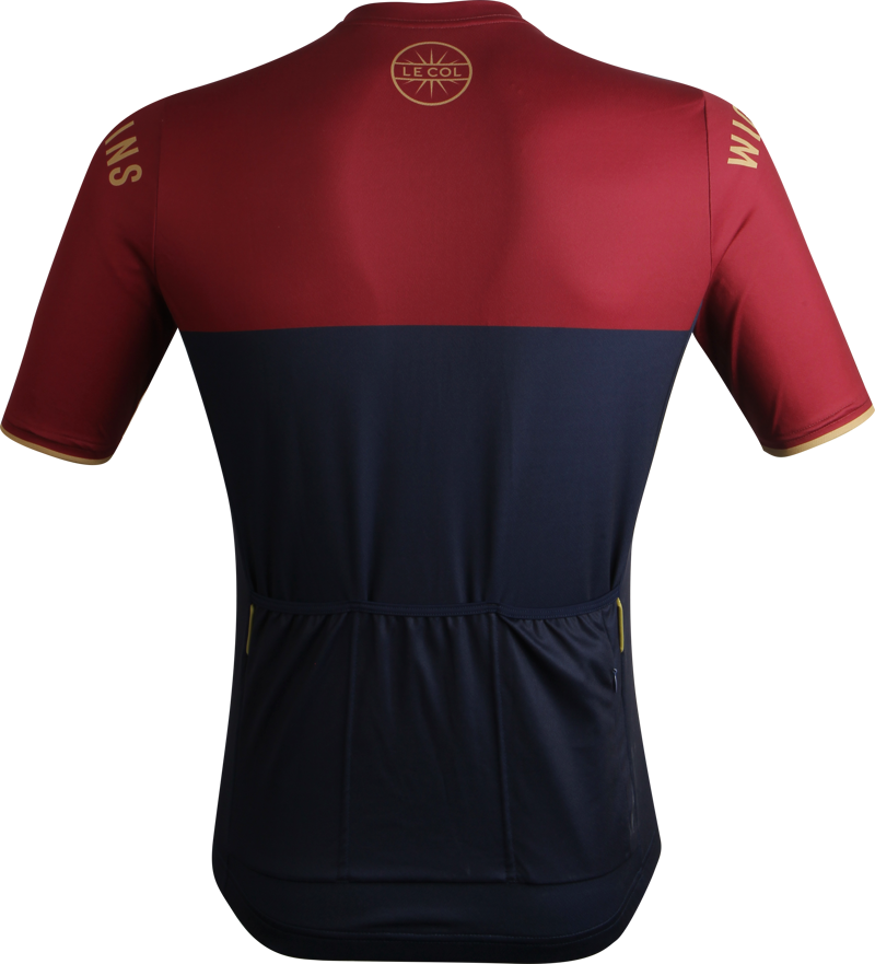 Le Col by Wiggins : SPORT Short Sleeve Cycling Jersey : Red / Navy-2