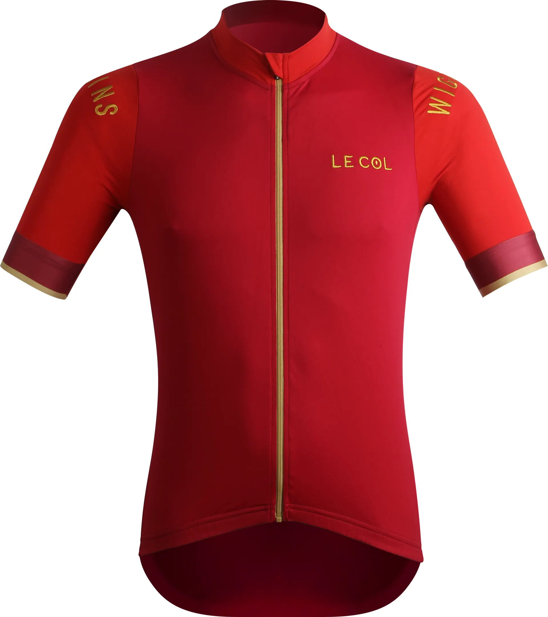 Le Col by Wiggins : Mens HC Cycling Jersey : Red / Gold