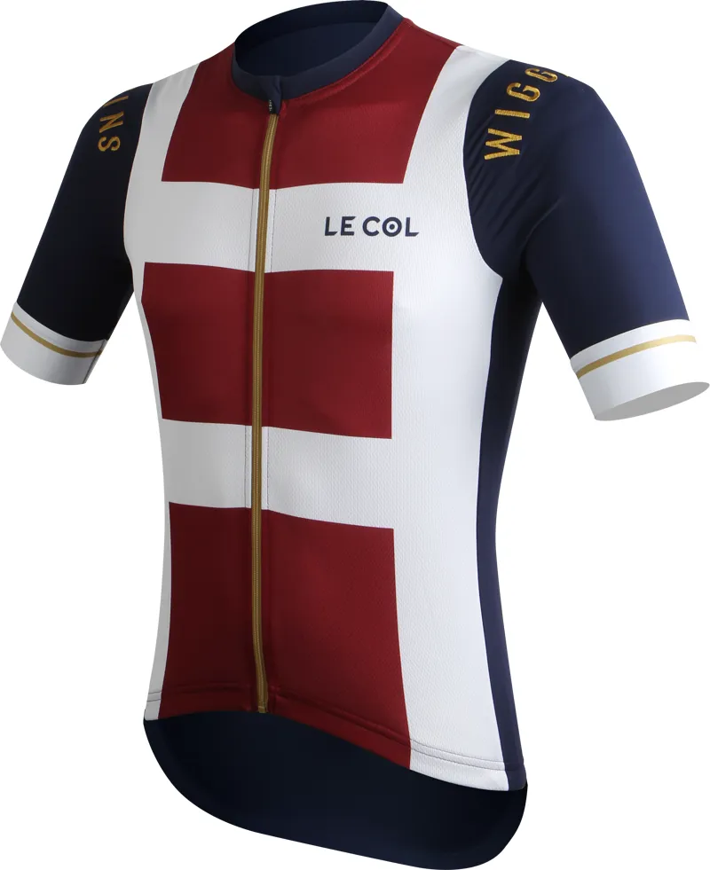 Le Col by Wiggins : PRO Mens Cycling Jersey : White / Red