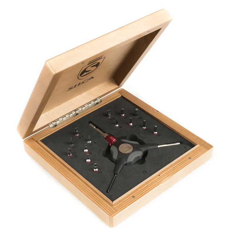 Silca Ypsilon Y-Wrench Home Essentials Kit in Birch Wood Box-1