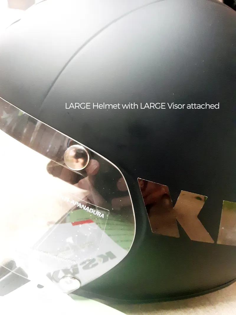 Kask Bambino Visor : Silver Mirror MEDIUM / LARGE-2