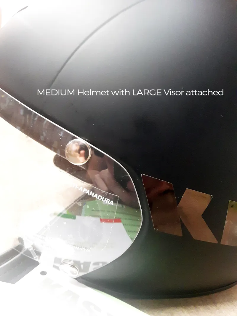 Kask Bambino Visor : Silver Mirror MEDIUM / LARGE-1