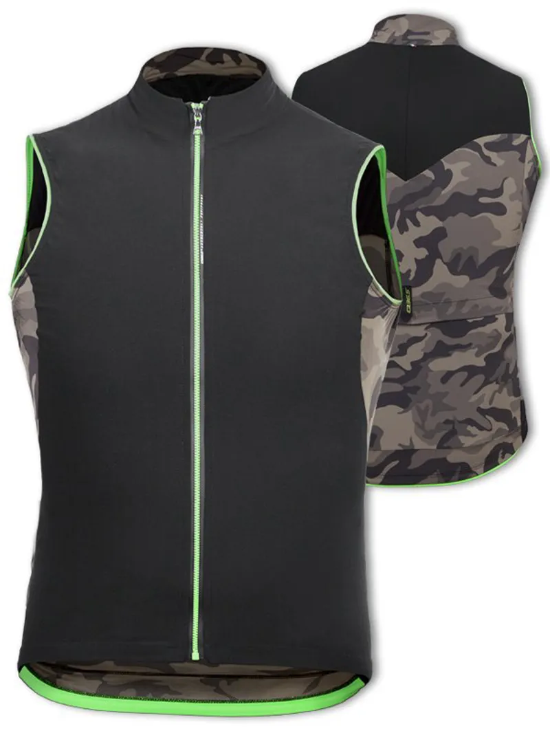Q36.5 Essential L1 Vest : Unisex : Black / Camo