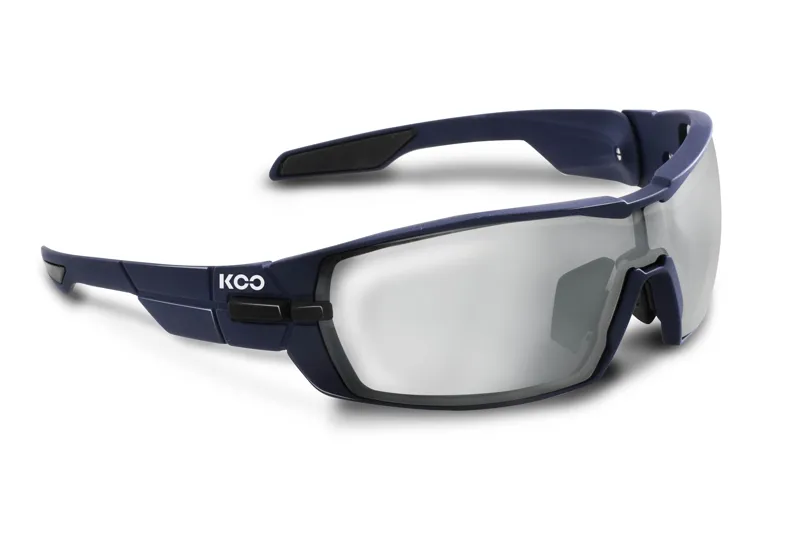 Koo OPEN Sunglasses : Matte Navy - Smoke Mirror : SMALL