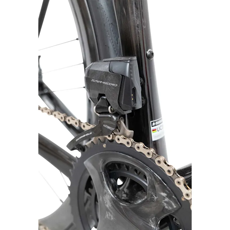 2023 Basso Diamante Disc : Super Record Wireless + Shamal in Red/Black-4