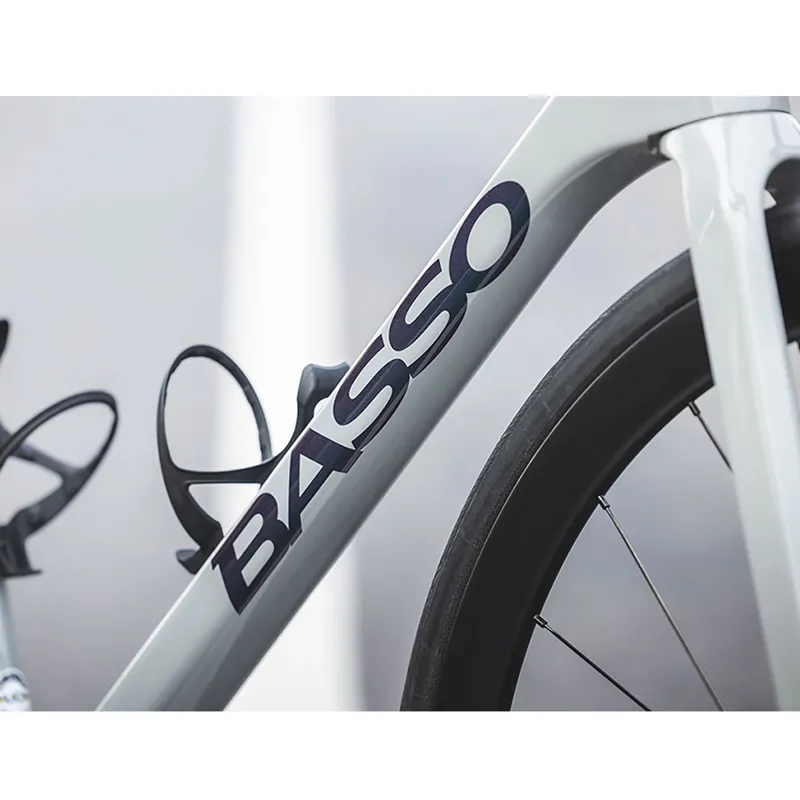 2023 Basso Astra Disc Chorus 12 Speed Road Bike in Asphalt Grey-2