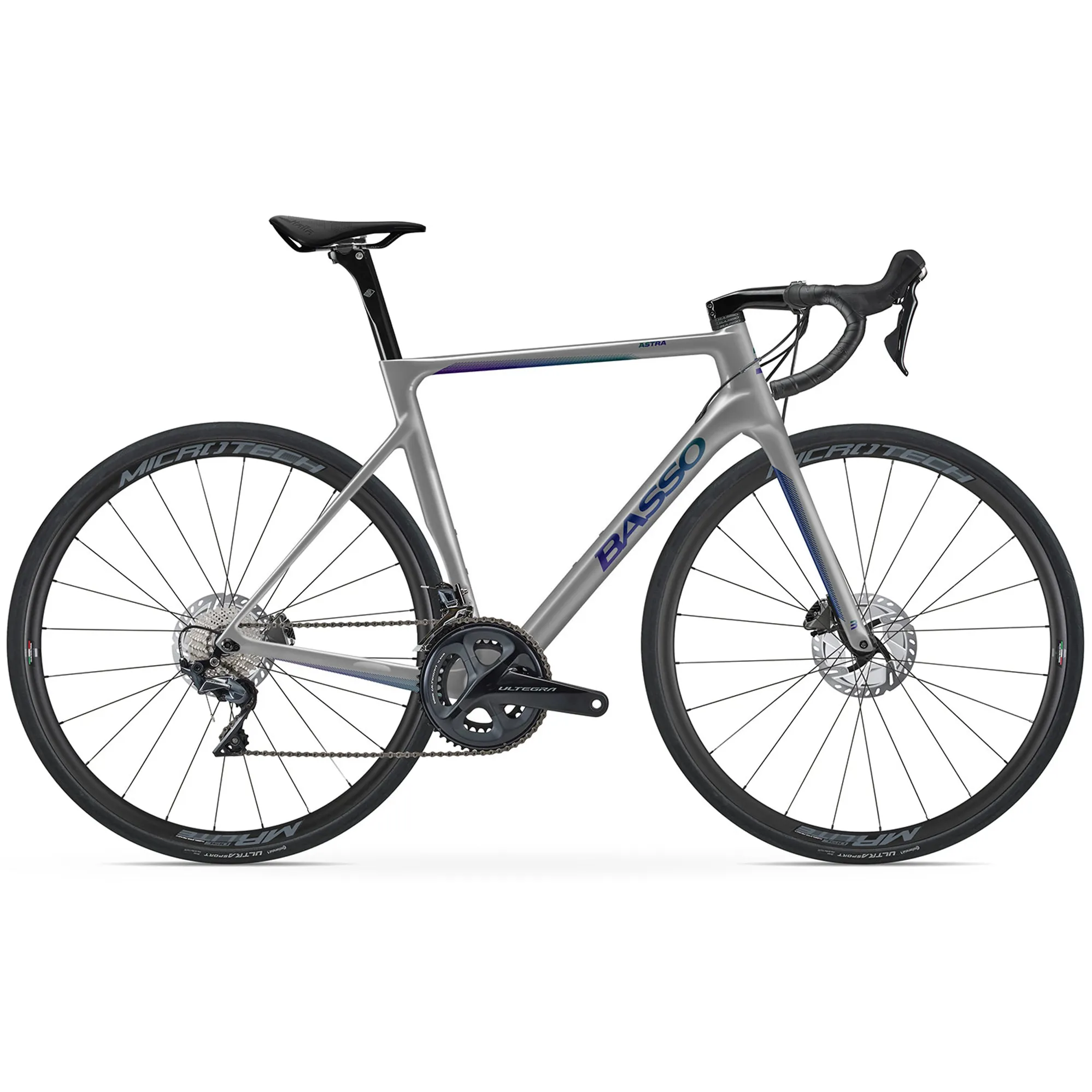 Basso Astra Disc Carbon Road Bike with Ultegra Di2 in Grey