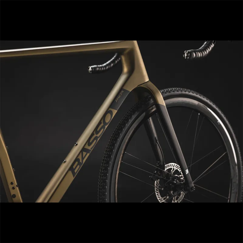 2023 Basso PALTA II Gravel Bike : EKAR + All Road : Gold Burn-2