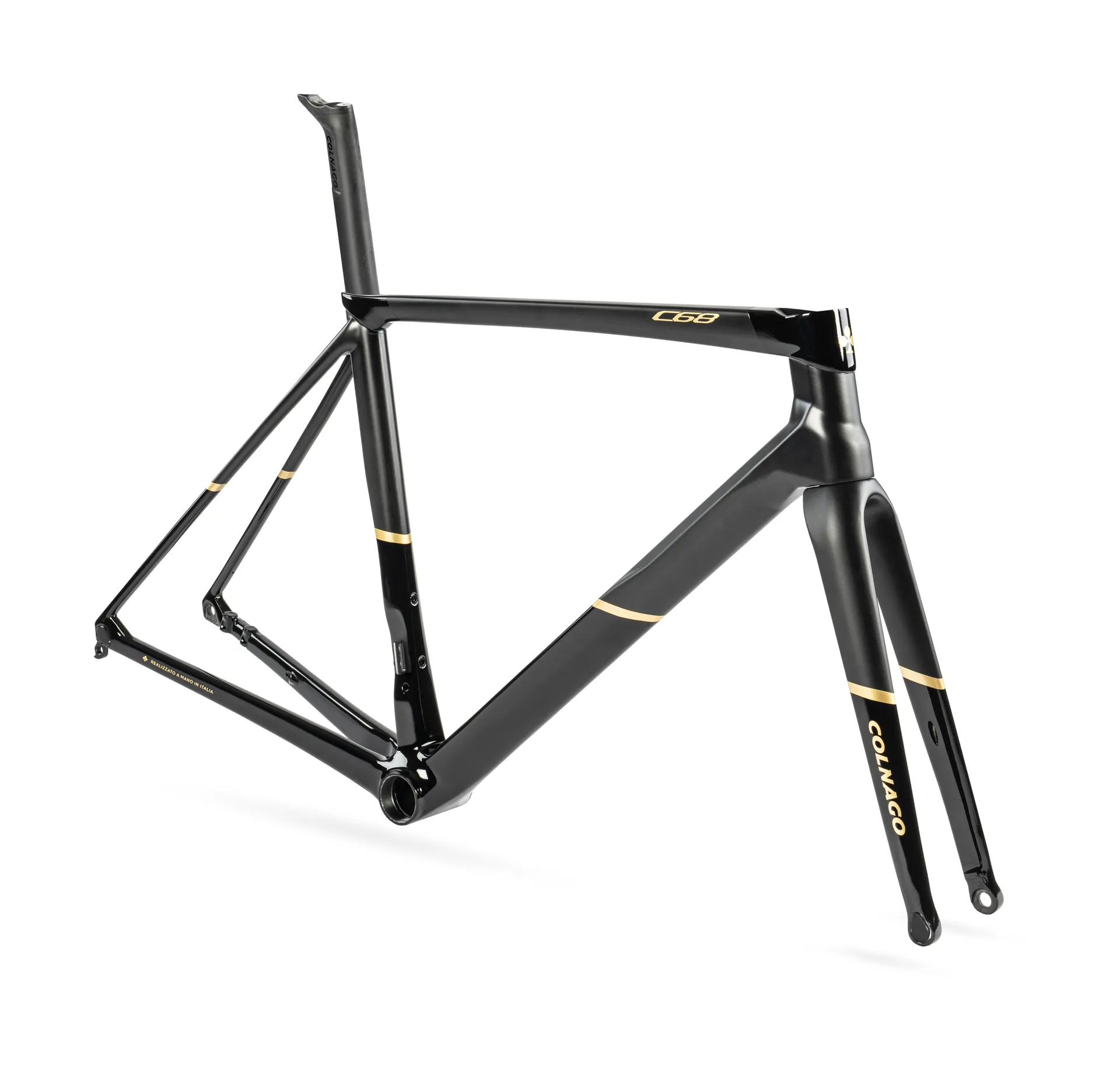 Colnago C68 Ti Disc Carbon Titanium Road Frame Set HTBK Black