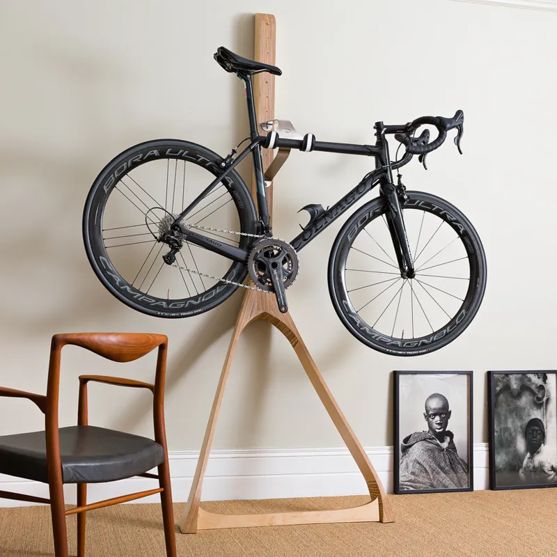 Cactus Tongue Wishbone Bike Stand in Birch-3