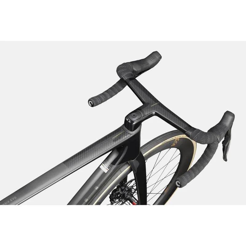 2026 Cannondale SuperSix EVO 1 : Force AXS : Satin Black BBQ-2