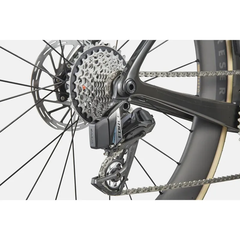 2026 Cannondale SuperSix EVO 1 : Force AXS : Satin Black BBQ-6