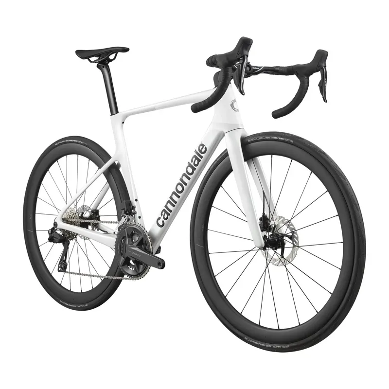 2026 Cannondale SuperSix EVO 5 : 105 Di2 : Cashmere White