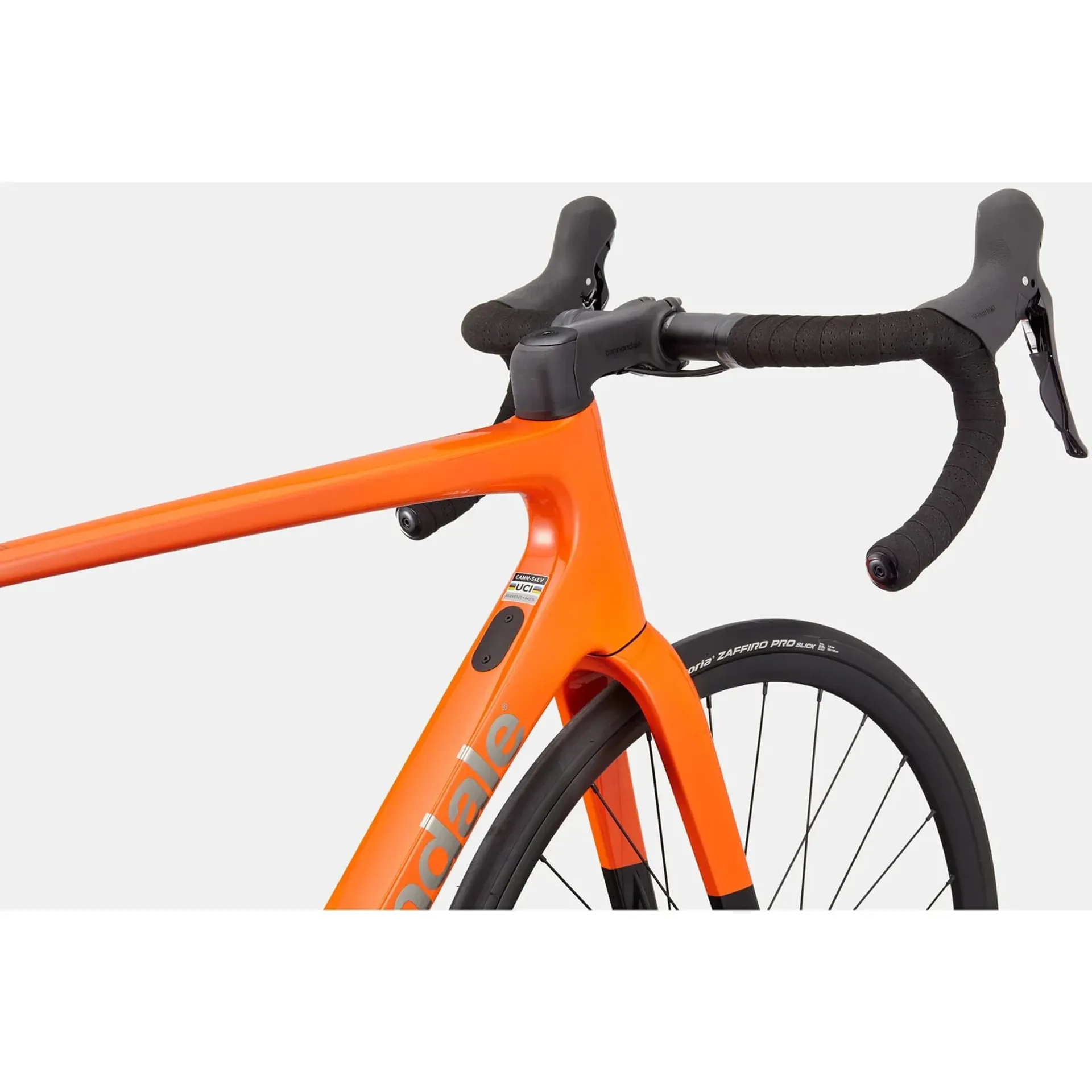 2025 Cannondale SuperSix EVO 4 Road Bike with 105 Di2 In Orange