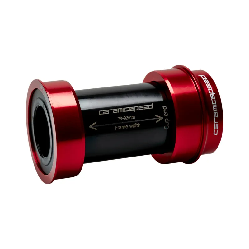 CeramicSpeed BBRight Road Bottom Bracket for SRAM DUB : Red : COATED