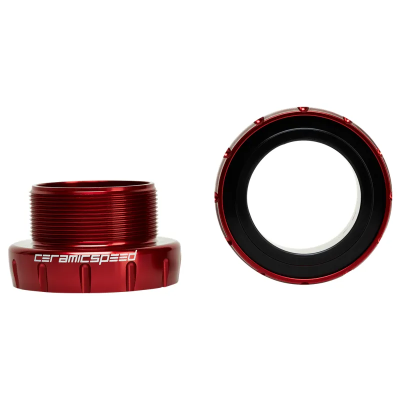CeramicSpeed BSA Road Bottom Bracket for SRAM DUB : Red : STANDARD