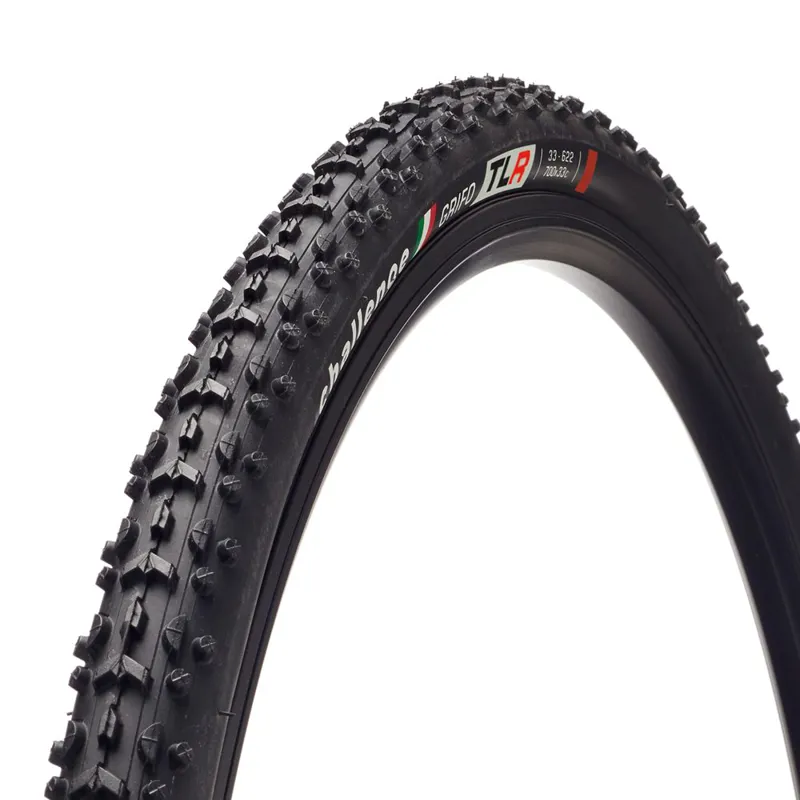 Challenge GRIFO TLR Tubeless Ready Cyclocross Tyres : 700x33 Black
