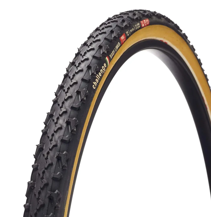 Challenge BABY LIMUS Pro Clincher Cyclocross Tyre : OPEN TUBULAR