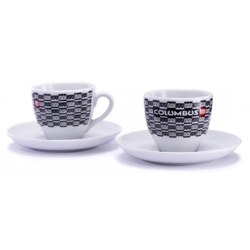 Cinelli Columbus Cento Espresso Mugs : Pair : White