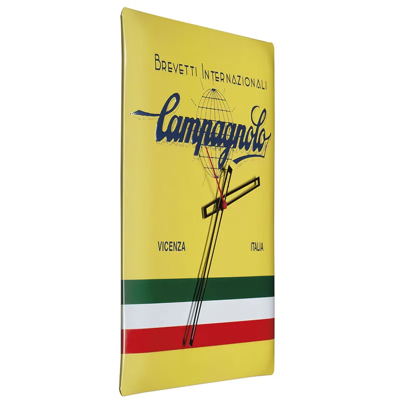 Campagnolo Brevetti Internazionali Wall Clock in Yellow-1