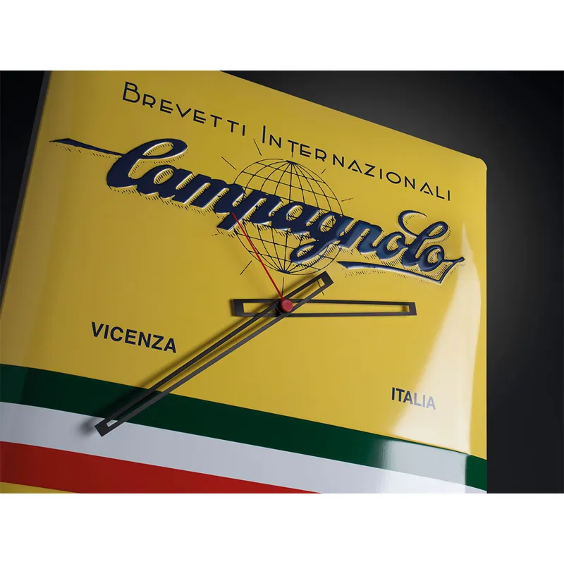 Campagnolo Brevetti Internazionali Wall Clock in Yellow-3