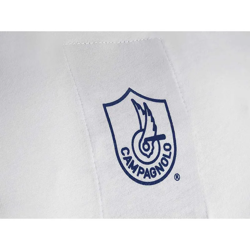 Campagnolo Winged Wheel T- Shirt : White-2