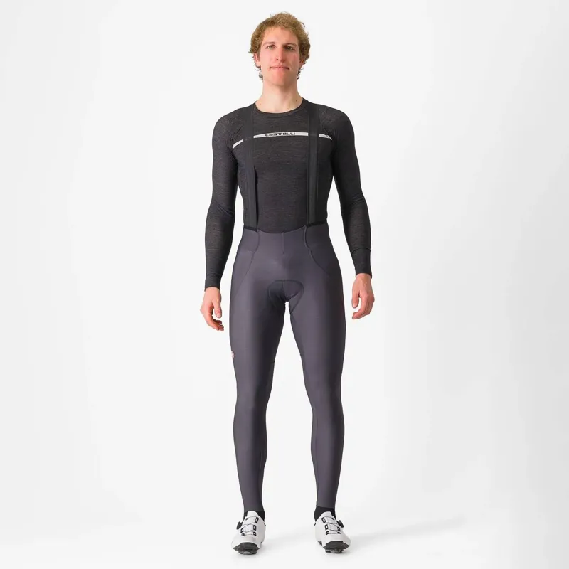 Castelli Merino Seamless Long Sleeve Base Layer in Black