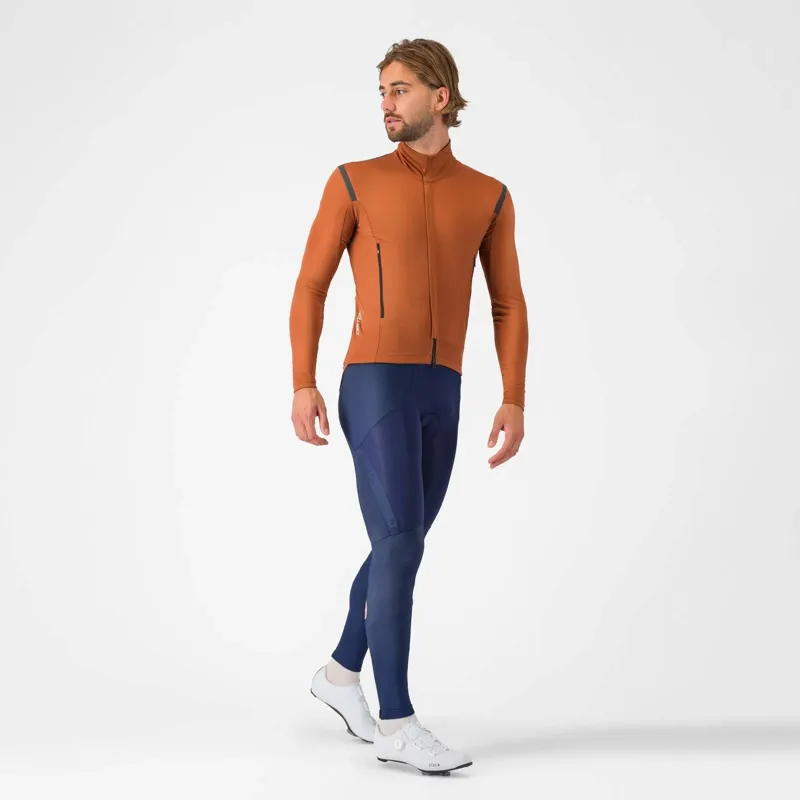 2025 Castelli Perfetto RoS 3 AirCore Jacket : Mocha/Black Reflex-3