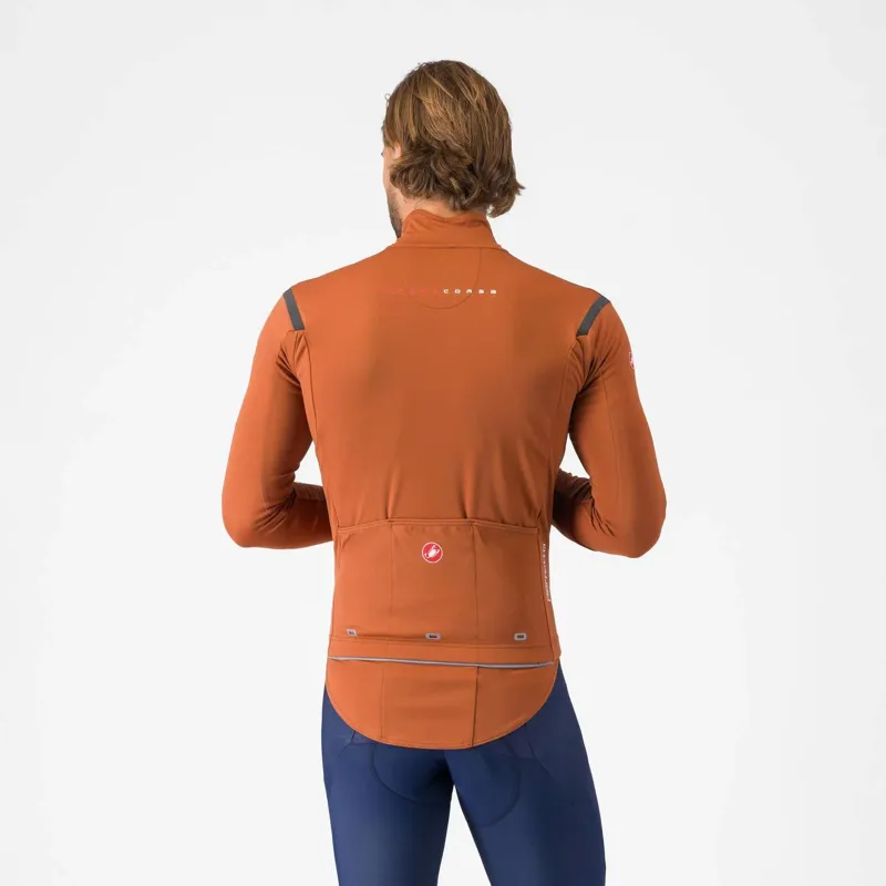 2025 Castelli Perfetto RoS 3 AirCore Jacket : Mocha/Black Reflex-1