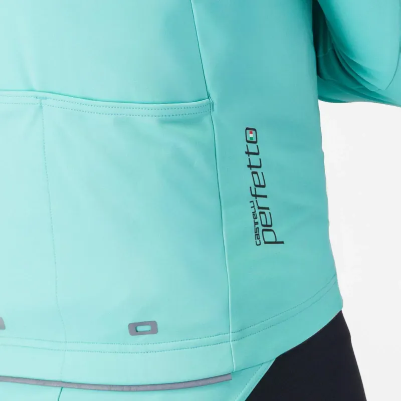 2025 Castelli Perfetto RoS 3 AirCore Jacket : Pool Blue/Black Reflex-4