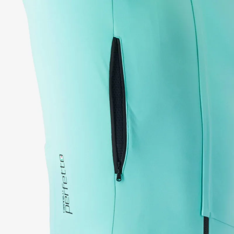 2025 Castelli Perfetto RoS 3 AirCore Jacket : Pool Blue/Black Reflex-5