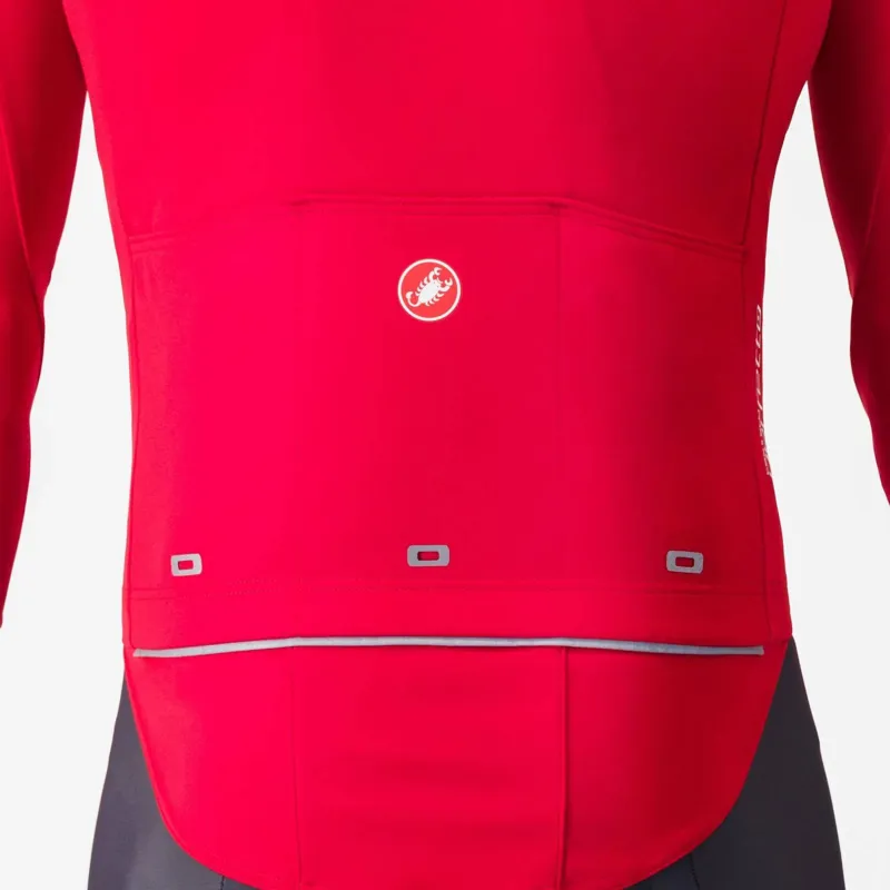 2025 Castelli Perfetto RoS 3 AirCore Jacket : Rich Red/Black Reflex-4