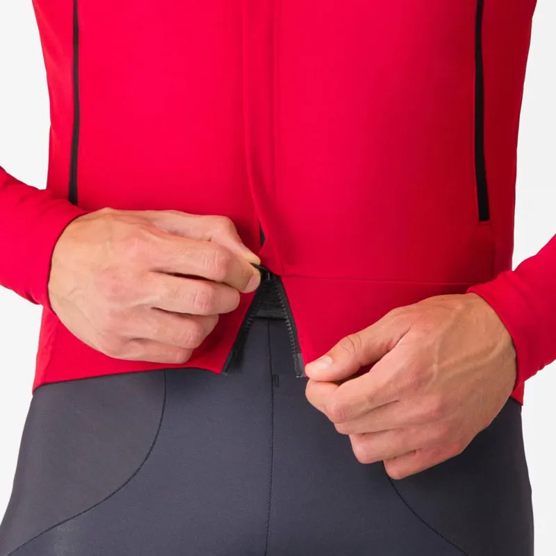 2025 Castelli Perfetto RoS 3 AirCore Jacket : Rich Red/Black Reflex-5