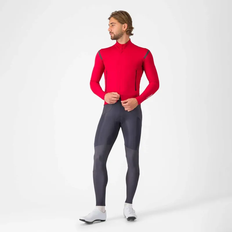 2025 Castelli Perfetto RoS 3 AirCore Jacket : Rich Red/Black Reflex-2