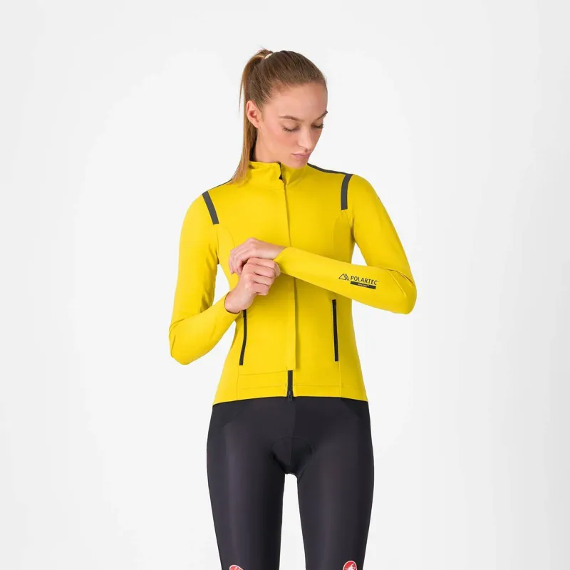 2025 Castelli Perfetto RoS 3 Women's Jacket: Mango Mojito/Black Reflex