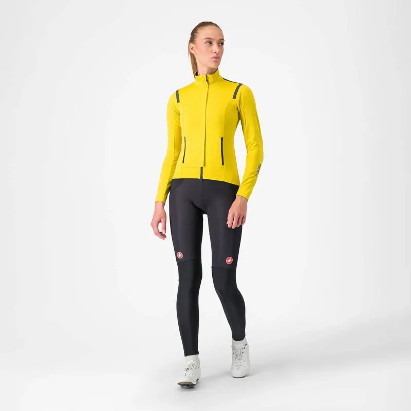 2025 Castelli Perfetto RoS 3 Women's Jacket: Mango Mojito/Black Reflex-2
