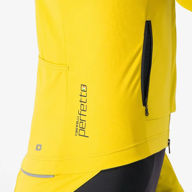 2025 Castelli Perfetto RoS 3 Women's Jacket: Mango Mojito/Black Reflex-5