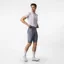 Castelli Free Aero Race S Kit Bib Shorts in Smoky Grey / White