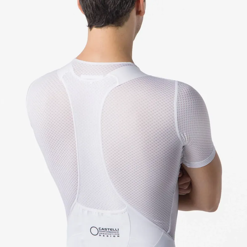 Castelli Free Aero Race S Kit Bib Shorts in White / Black-3