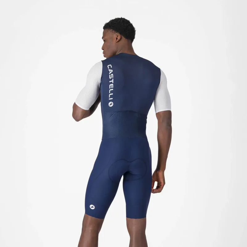 Castelli Saturday Morning Skin Suit in Belgian Blue / White-4