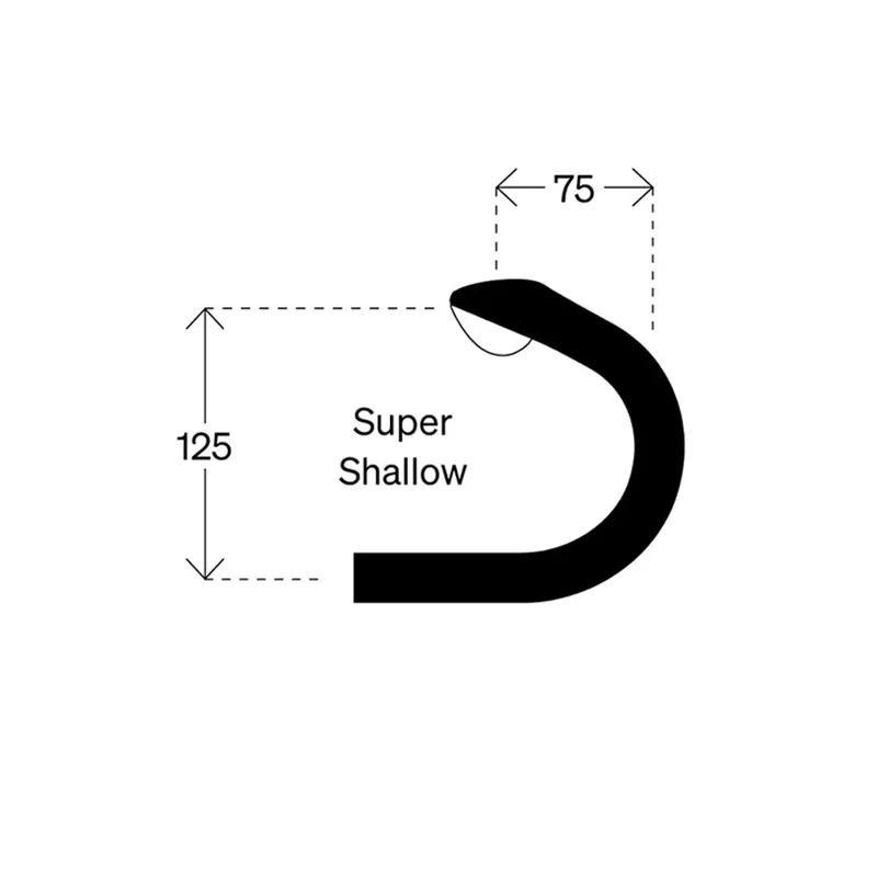 Deda Elementi Vinci DCR Aero Bars : SHALLOW : Polish On Black-1