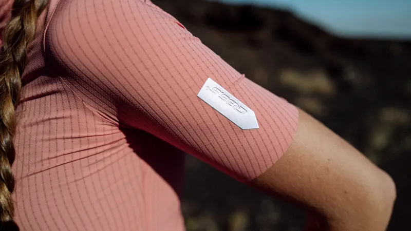 Q36.5 Womens Pinstripe PRO Short Sleeve Cycling Jersey : ROSA-3