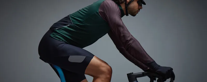 Q36.5 Dottore Hybrid Bib Shorts : Black-6