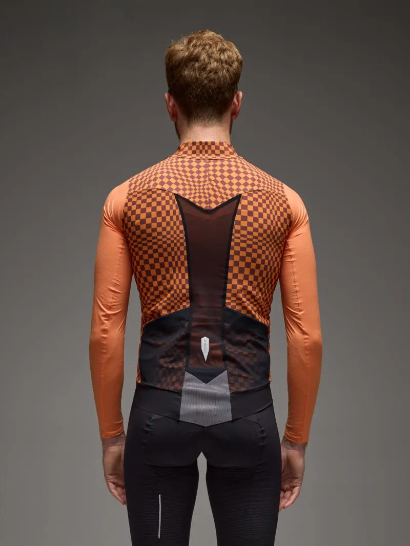 Q36.5 Dottore Hybrid Vest : CHECK ORANGE-3
